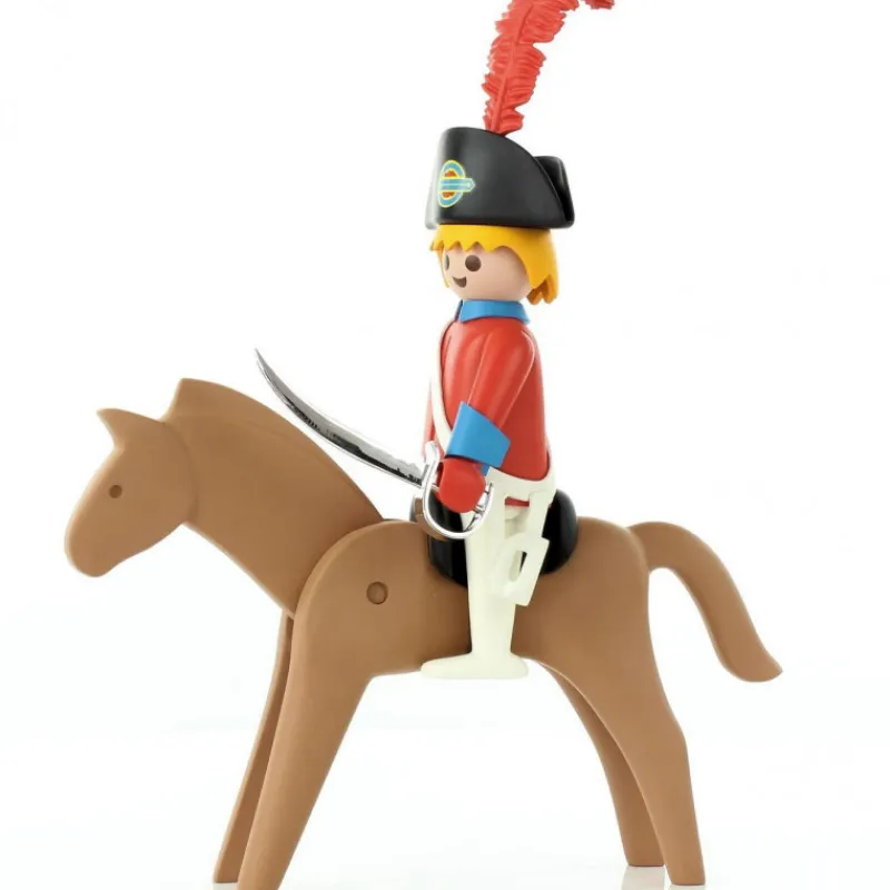 PLASTOY L'officier et son cheval Playmobil Collectoys< Déco Design