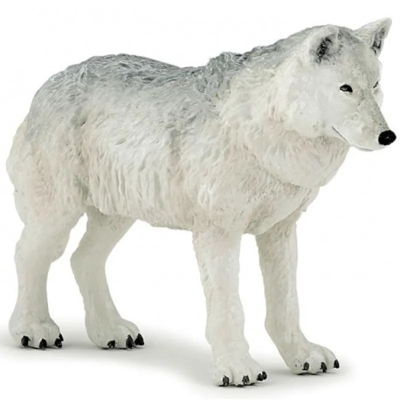 Papo Loup polaire 50195< Figurines Papo | Ferme En Bois, Centre Équestre Et Zoo