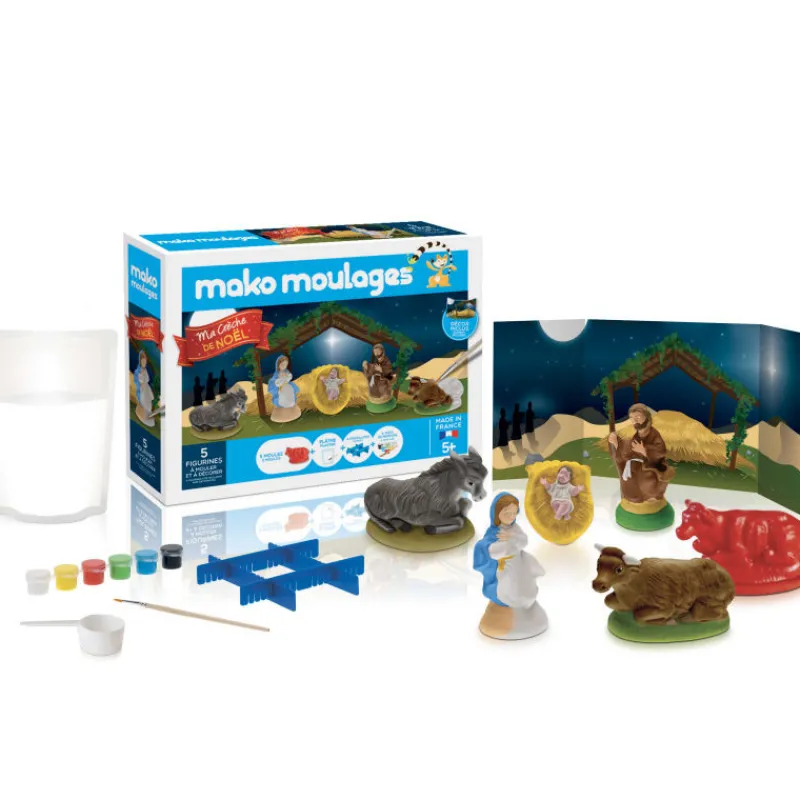Mako moulages 'Ma crèche de Noël' 39012< Mako Moulages Figurines Et Déco | Mako Moulages