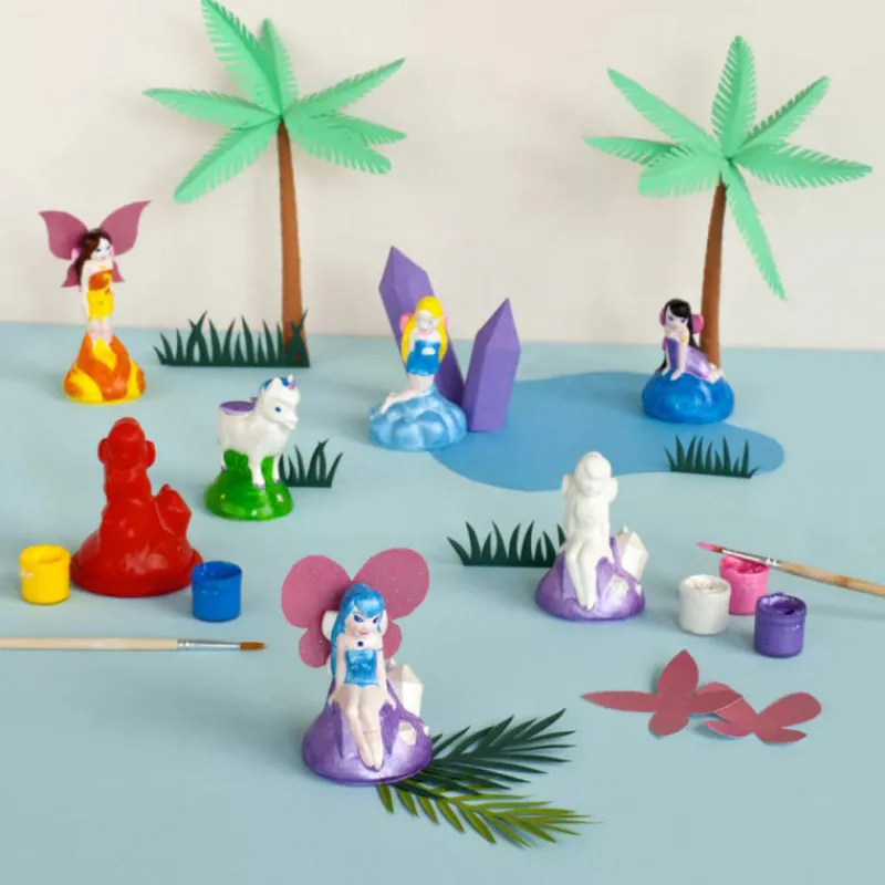 Mako moulages 'Mes fées', coffret 5 moules 39024< Mako Moulages Figurines Et Déco | Mako Moulages