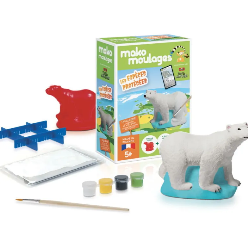 Mako moulages 'Ours polaire' Les espèces protégées 39062< Mako Moulages Figurines Et Déco | Mako Moulages
