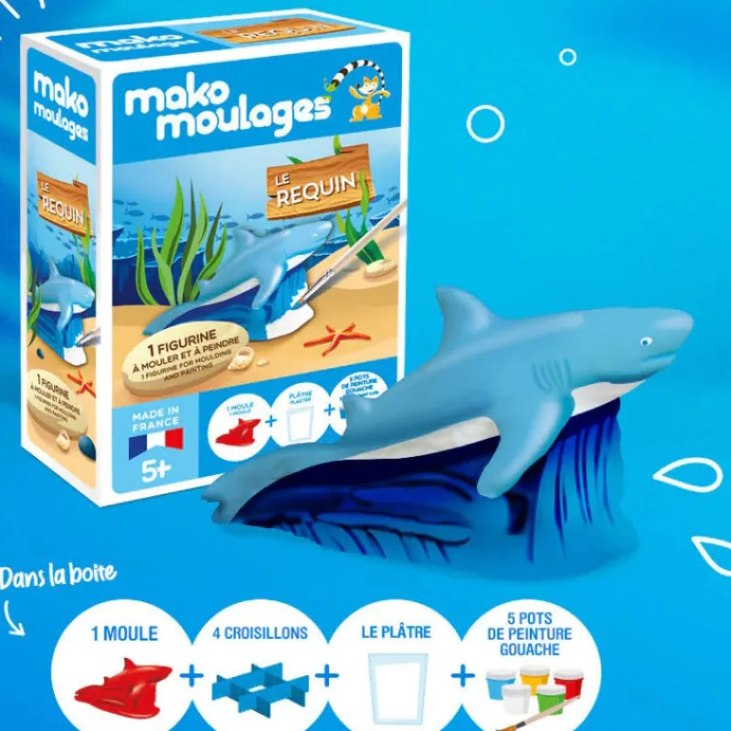 Mako moulages "Le requin" 39103< Mako Moulages Figurines Et Déco | Mako Moulages