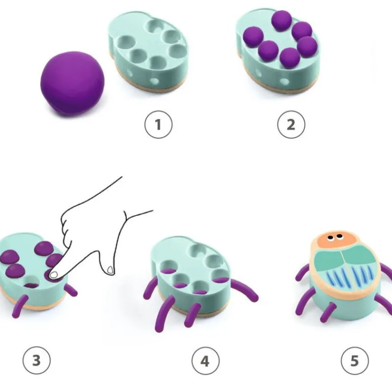 Djeco Mapatabestioles, pâte à modeler 9033< Pâte À Modeler