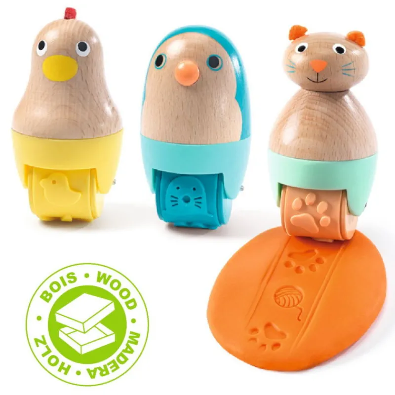 Djeco Mapataroule, rouleaux pour pâte à modeler 9035< Pâte À Modeler