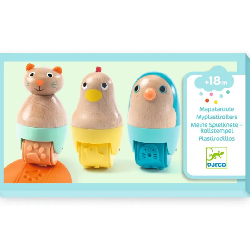 Djeco Mapataroule, rouleaux pour pâte à modeler 9035< Pâte À Modeler