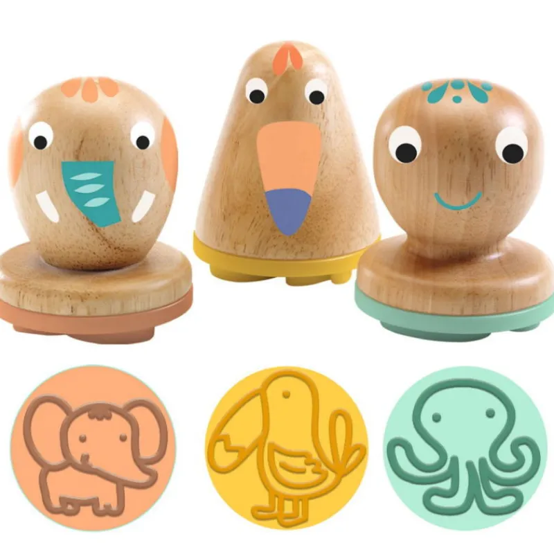 Djeco Mapatatraces, tampons pour pâte à modeler 9034< Pâte À Modeler