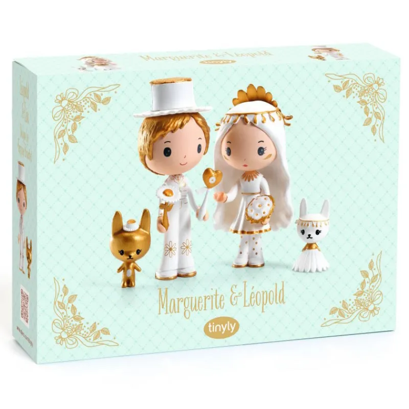 Djeco Marguerite & Léopold "les mariés" figurines tinyly 6959< Tinyly Djeco