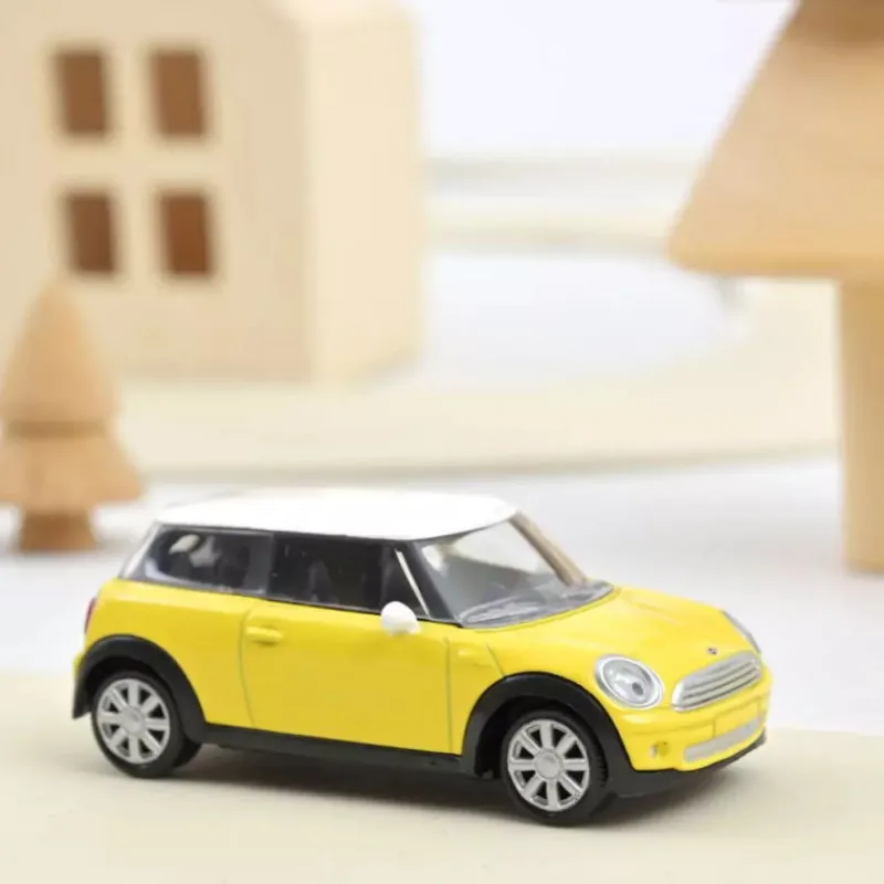 NOREV Mini Cooper One jaune, voiture jouet 1/64< Jouets Garage, Voitures