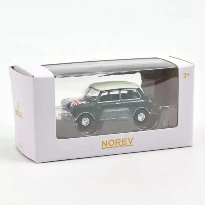 NOREV Mini Cooper S 1964 verte drapeau anglais, voiture 1/64< Jouets Garage, Voitures