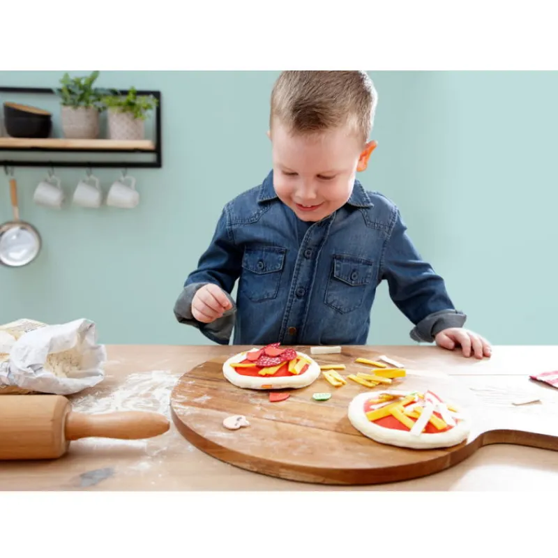 HABA Mini pizza, jouet dînette 305045< Jouets Cuisine, Dînette