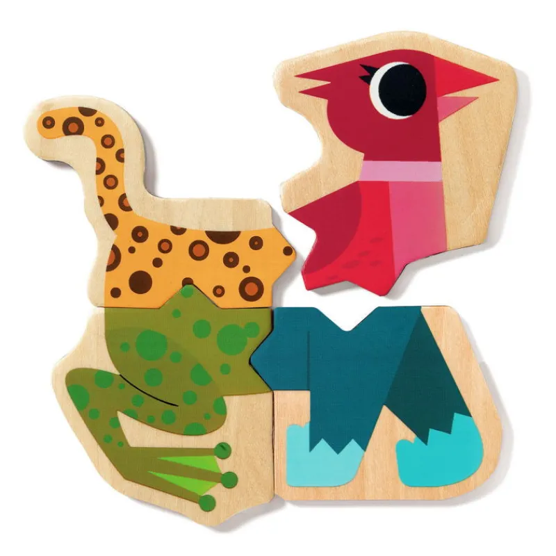 Djeco Mixanimo, jeu magnétique 3126<Enfant Puzzle Djeco | Puzzles Dès 2 Ans: 2, 12 Et 24 Pcs