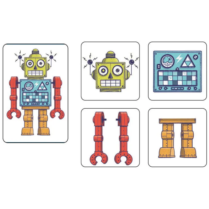 Djeco mémo ROBOTS jeu de cartes 5097< Jeux De Société
