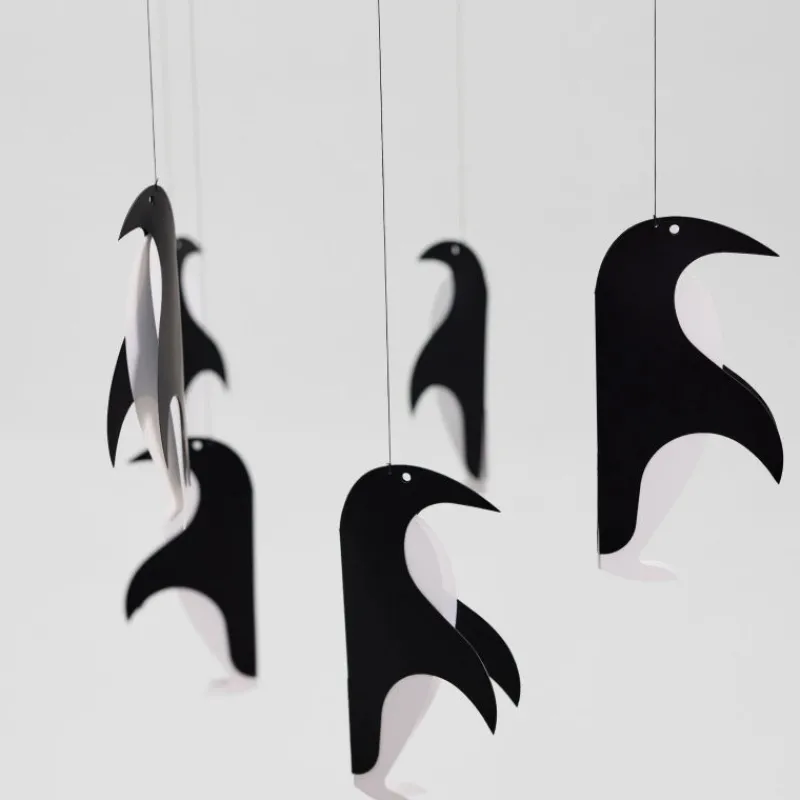Flensted Mobiles Mobile en papier "La parade des pingouins"<Enfant Déco Design | Décoration Enfants