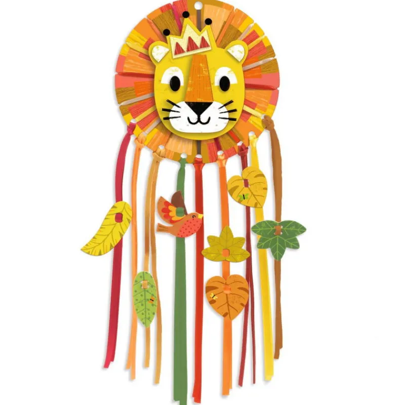 Djeco Mon premier attrape-rêve à créer "Petit lion" DIY 7965<Enfant Bricolage Enfant
