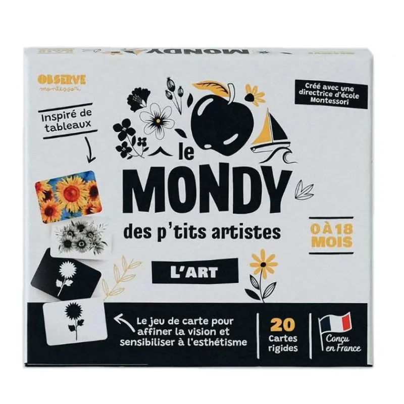 Observe Montessori Mondy des p'tits artistes< Jeux De Société | Jouets D'éveil, Hochets