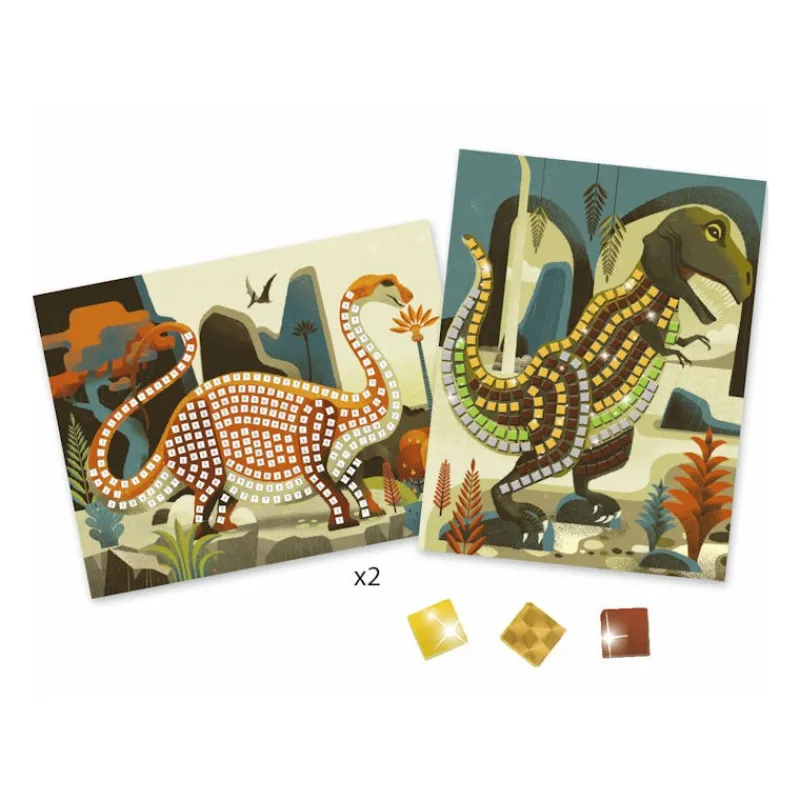 Djeco Mosaïques Dinosaures 8899< Mosaïque