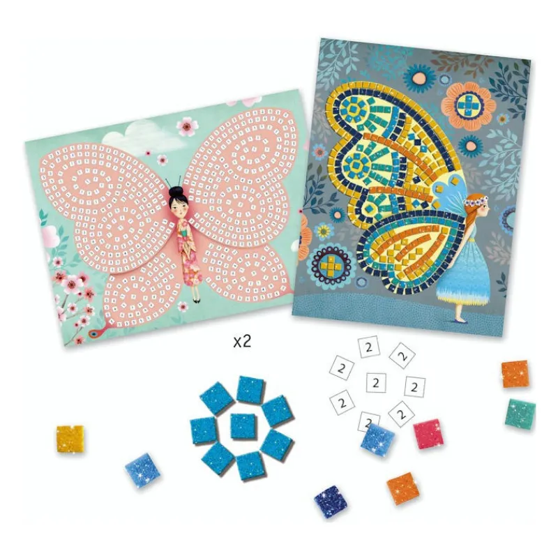 Djeco Mosaïques Papillons 8898< Mosaïque