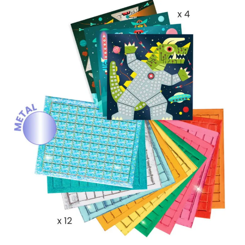 Djeco Mosaïques "Space battle" Art au numéro 9424< Mosaïque