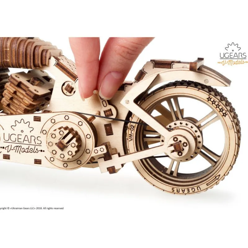 UGEARS models Moto VM-02 – UGEARS Puzzle 3D Mécanique< Puzzles 3d | Jeux De Construction