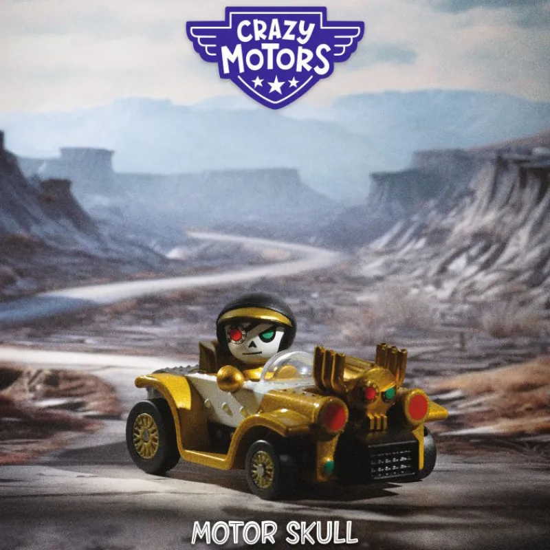 Djeco Motor Skull Voiture Crazy Motors 5488< Jouets Garage, Voitures