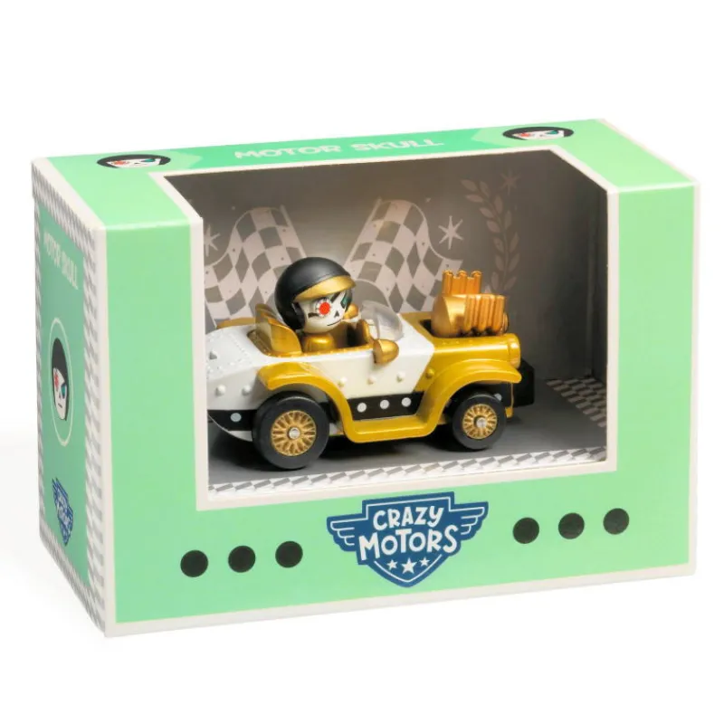 Djeco Motor Skull Voiture Crazy Motors 5488< Jouets Garage, Voitures