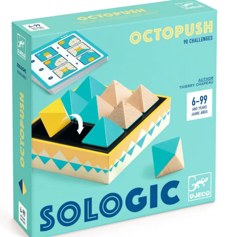 Djeco OCTOPUSH - Jeu Sologic de 0806< Jeux De Société