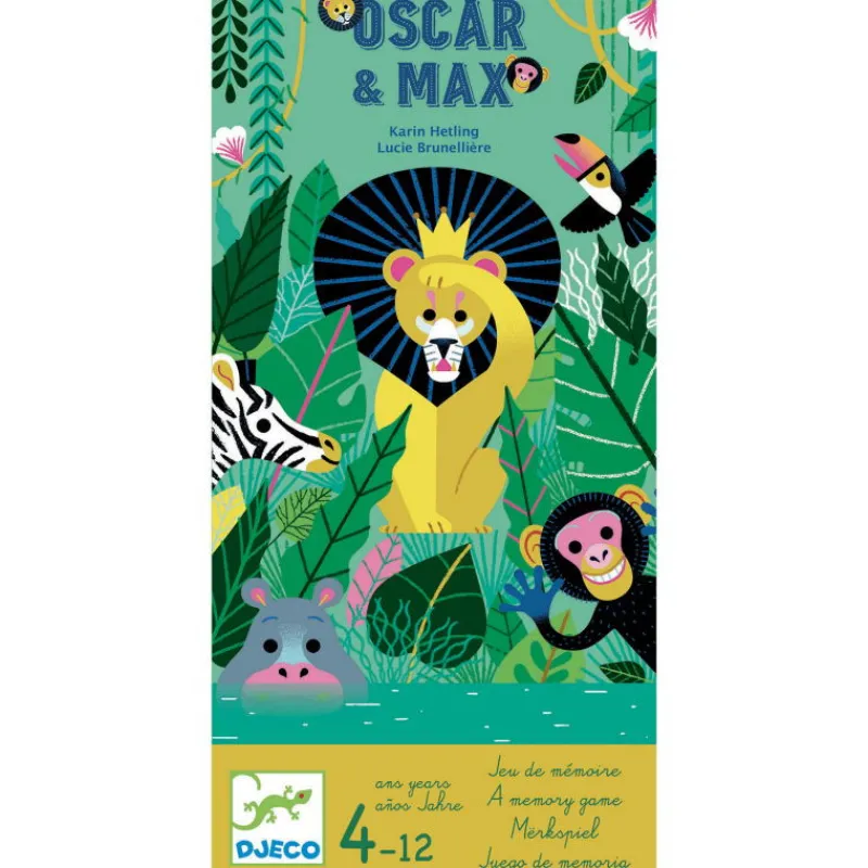 Djeco Oscar & Max, jeu de mémoire 8575< Jeux De Société