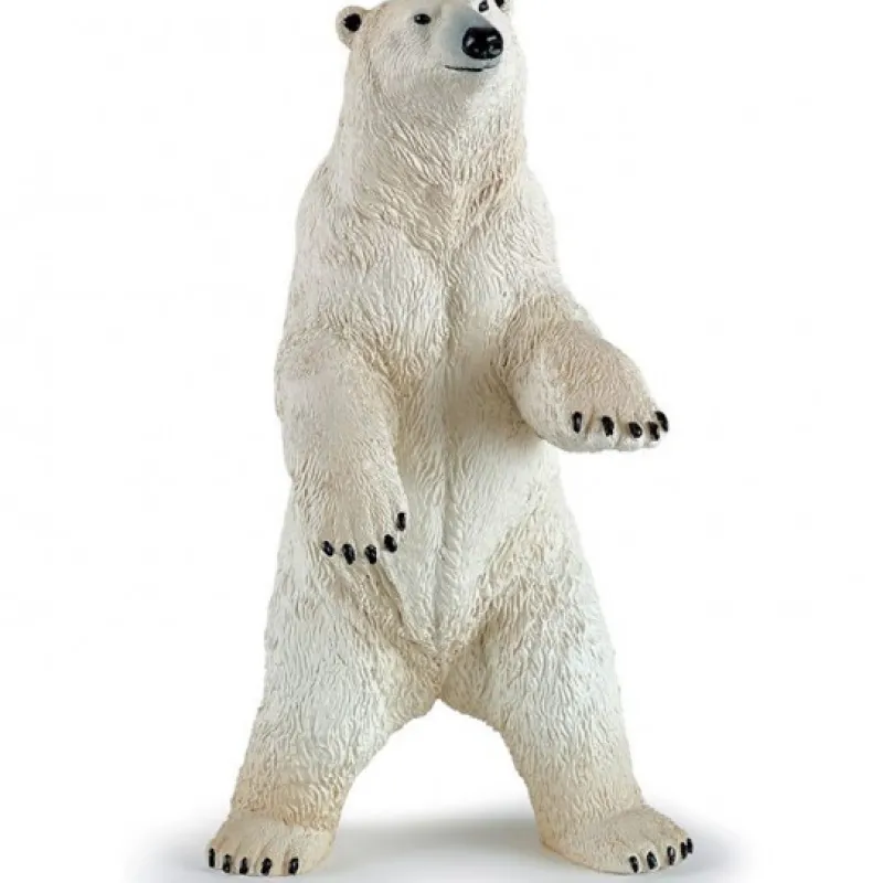 Papo Ours polaire debout, figurine 50172< Figurines Papo | Ferme En Bois, Centre Équestre Et Zoo