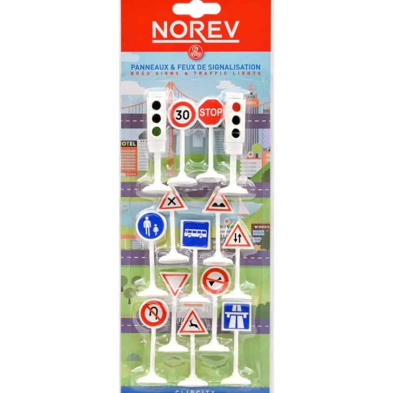NOREV Panneaux de signalisation pour petites voitures< Jouets Garage, Voitures