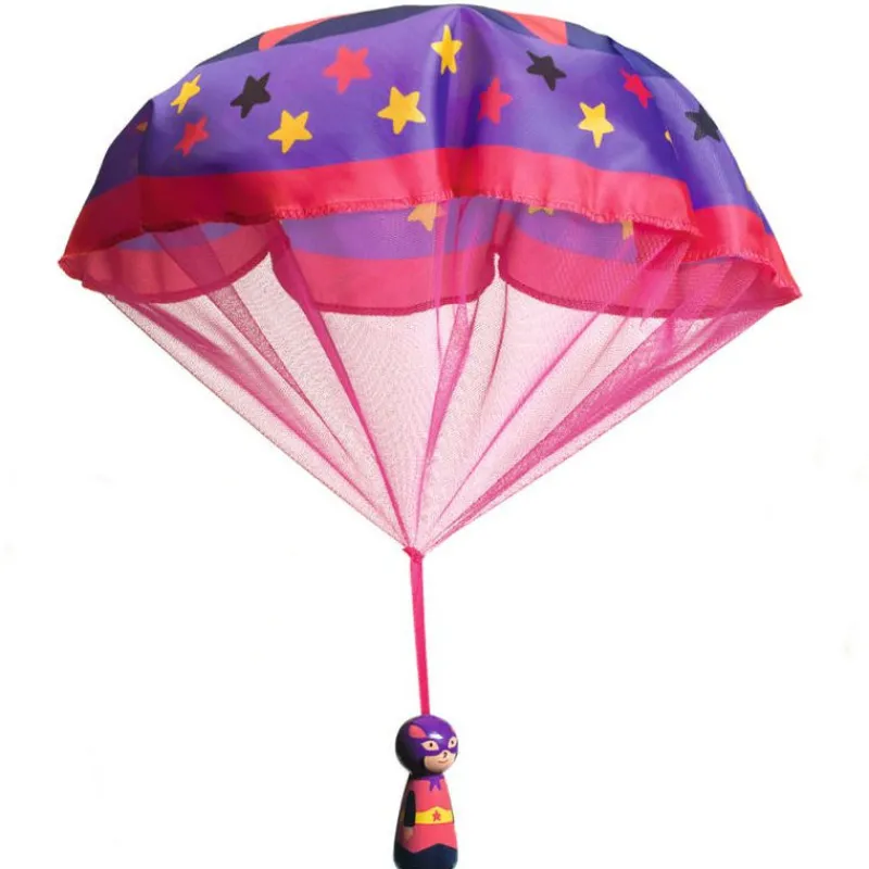 Djeco Parachutiste en bois à lancer "Flying Heroes" 0150< Jouets De Plein Air