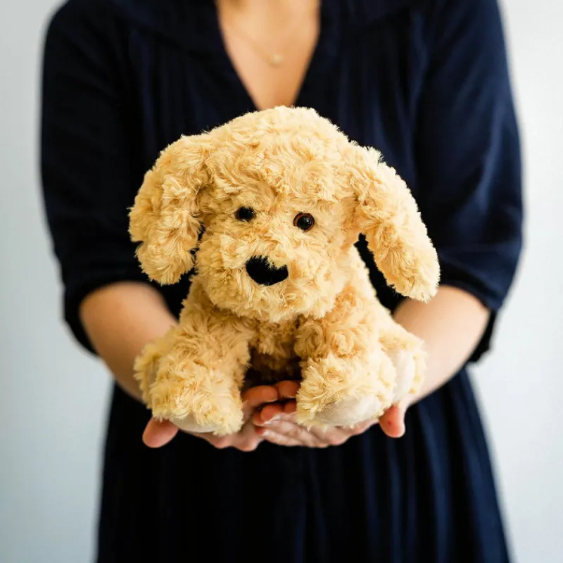 WARMIES Peluche bouillotte Chien bouclé Cozy Soframar< Poupées, Peluches | Peluches Naissance, Doudous