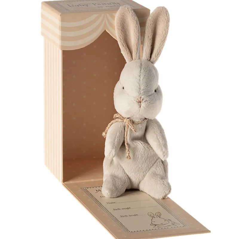 Maileg Peluche "Mon premier lapin Bunny" - blanc cassé - 19cm< Poupées, Peluches | Peluches Naissance, Doudous