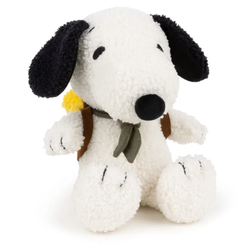 Peluches Miffy & Snoopy Peluche Snoopy avec Woodstock dans son sac à dos - 17cm< Poupées, Peluches | Peluches Naissance, Doudous