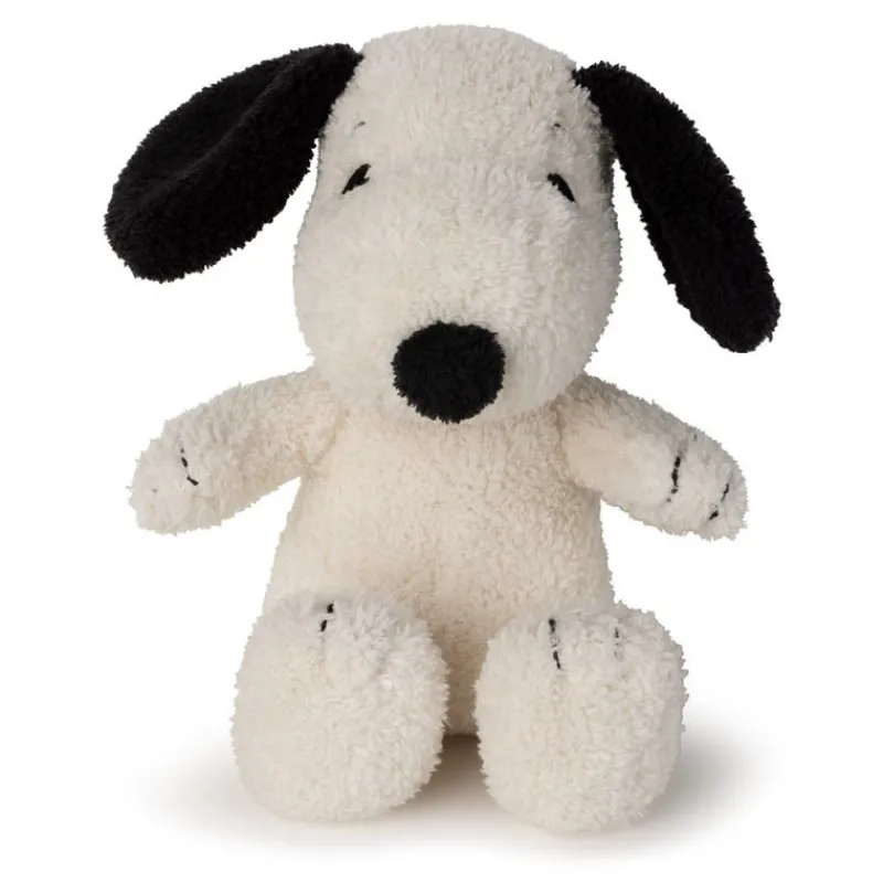 Peluches Miffy & Snoopy Peluche Snoopy en tissu éponge crème - 17cm< Poupées, Peluches | Peluches Naissance, Doudous