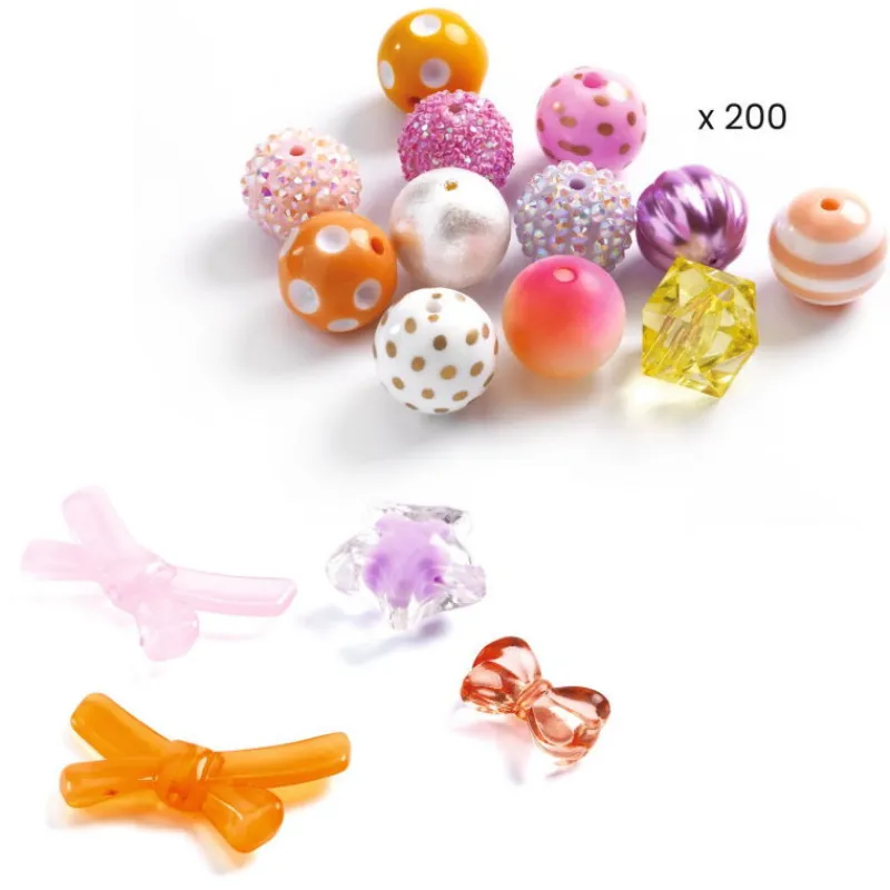 Djeco 200 Perles Bulles "Or" 0026< Perles Et Bijoux