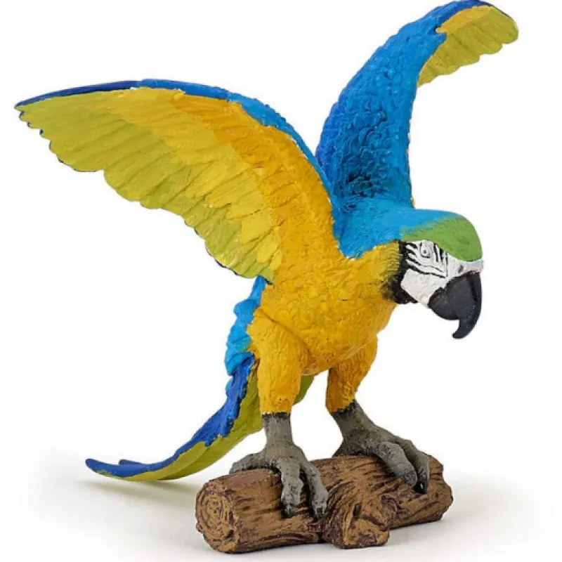 Papo Perroquet ara bleu, figurine 50235< Figurines Papo | Ferme En Bois, Centre Équestre Et Zoo