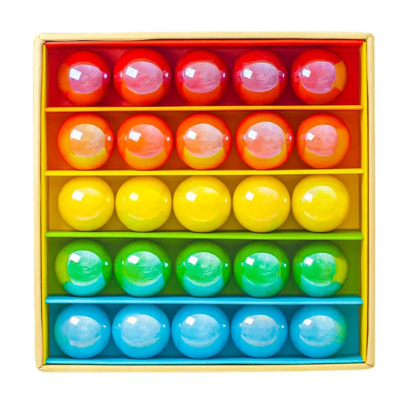 Billes & Co Petit coffret de billes "Rainbow" Billes & Co< Jeux De Société