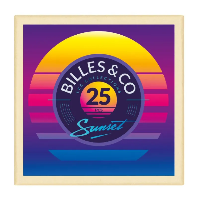 Billes & Co Petit coffret de billes "Sunset" Billes & Co< Jeux De Société