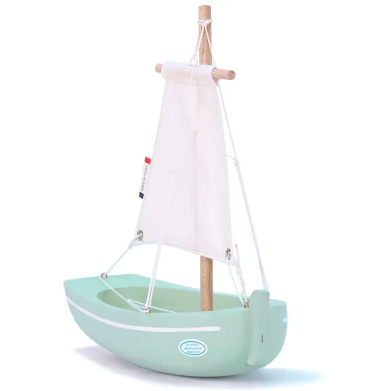 Bateaux TIROT Petit voilier TIROT en bois "Le Misainier"< Bateaux Tirot Jouets Fabriqués En France | Jouets De Plein Air