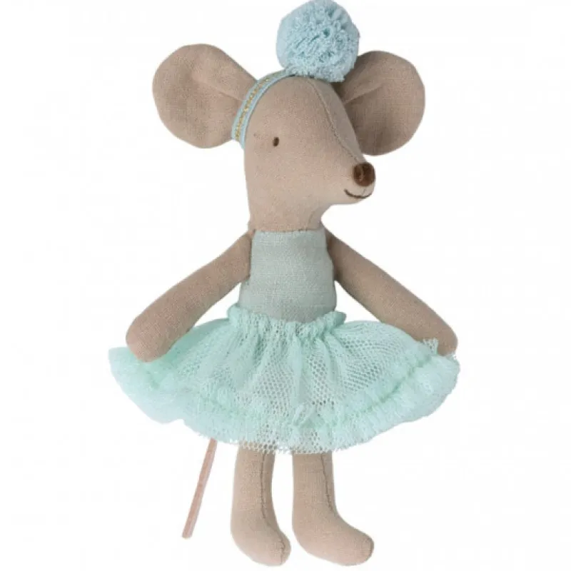Maileg Petite souris danseuse ballerine - vert menthe< Maison De Poupées