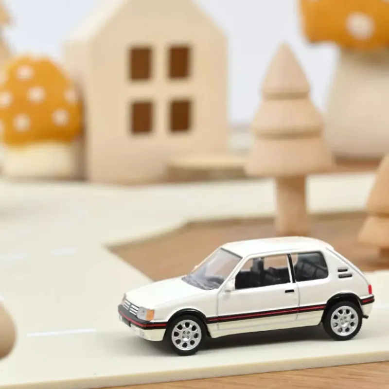 NOREV Peugeot 205 GTI blanche 1988, jouet voiture 1/54< Jouets Garage, Voitures