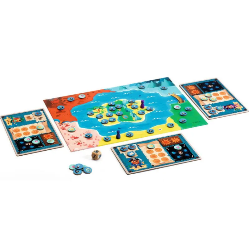 Djeco Pirate Island, jeu 8595< Jeux De Société