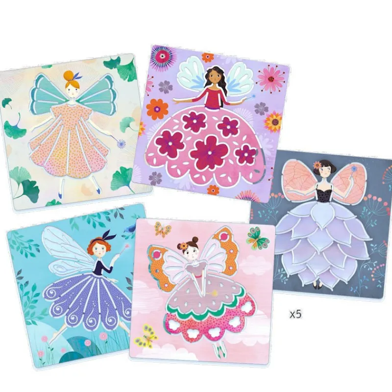 Djeco Pochoirs Fées du jardin 8821< Pochoirs Djeco