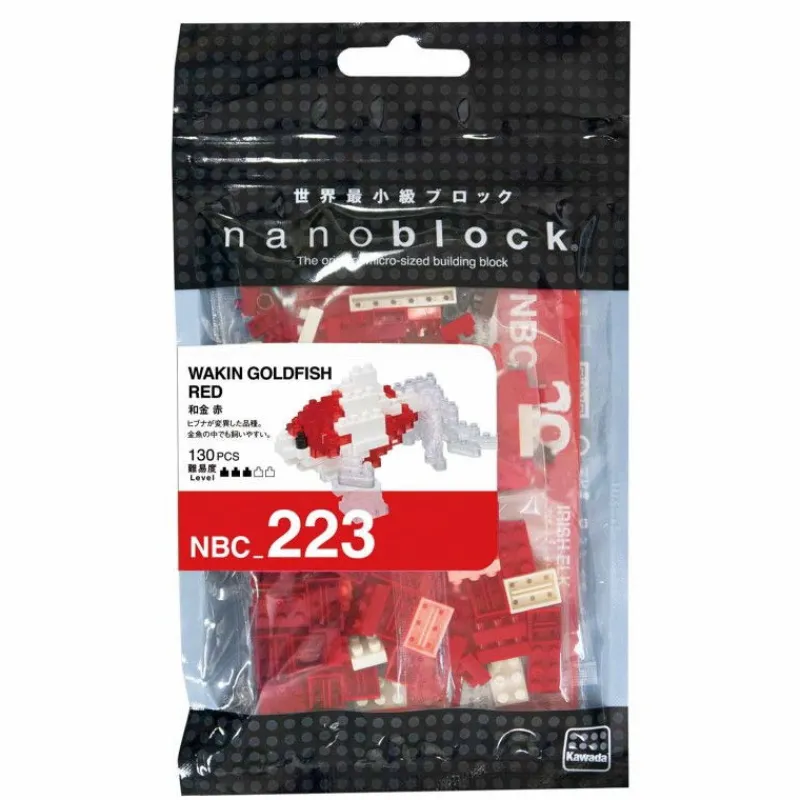 nanoblock Poisson voile de Chine rouge et blanc< Jeux De Construction