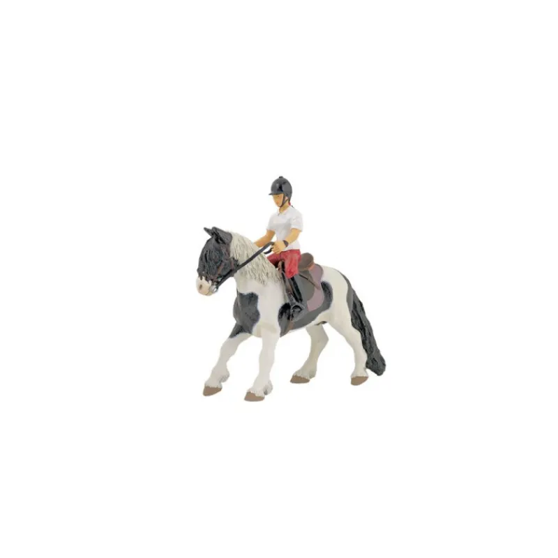 Papo Poney avec selle, figurine 51117< Ferme En Bois, Centre Équestre Et Zoo | Figurines Papo