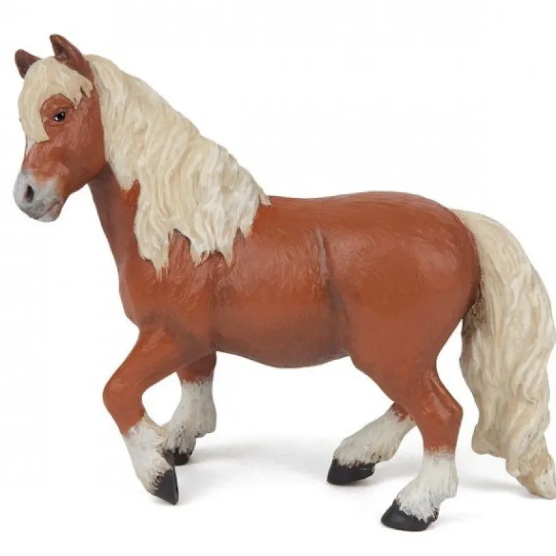 Papo Poney Shetland, 51518< Figurines Papo | Ferme En Bois, Centre Équestre Et Zoo