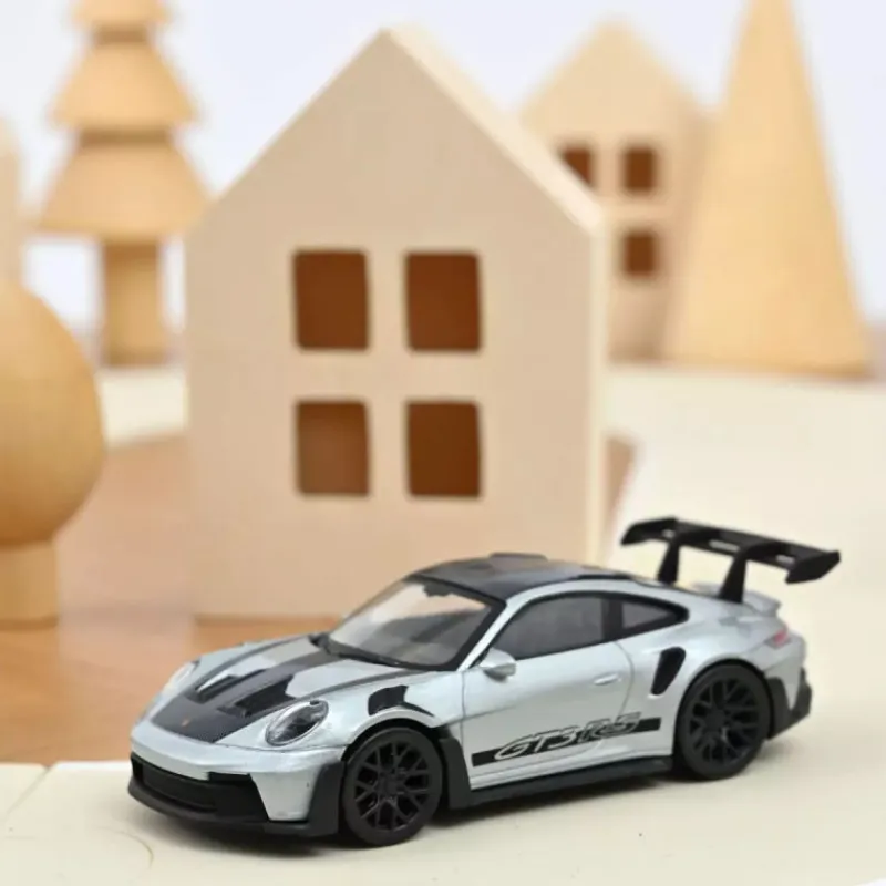 NOREV Porsche 911 GT3 RS 2022 argent et noir 1-43< Jouets Garage, Voitures
