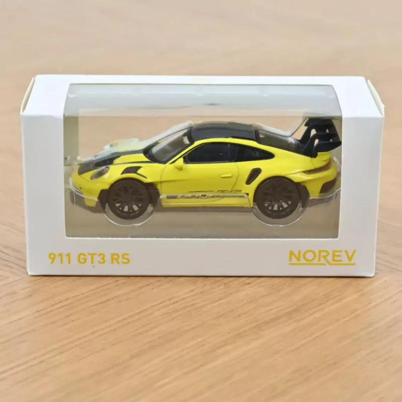 NOREV Porsche 911 GT3 RS 2022 jaune 1-43< Jouets Garage, Voitures