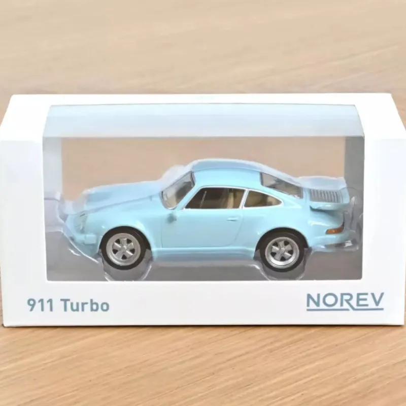 NOREV Porsche 911 Turbo 1978 Bleue - Voiture 1/43< Jouets Garage, Voitures