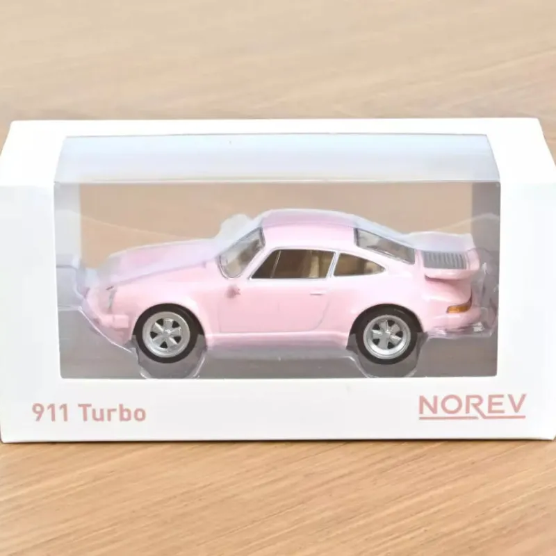 NOREV Porsche 911 Turbo 1978 Rose - Voiture 1/43< Jouets Garage, Voitures